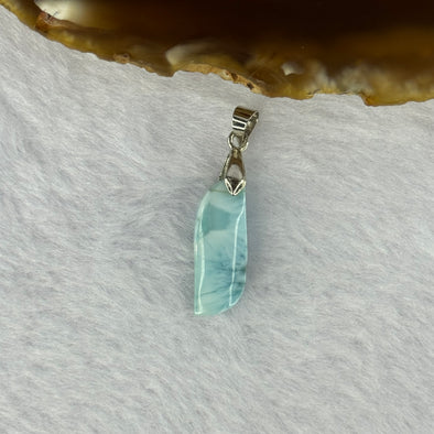 Natural Larimar Pendent 1.90g 20.8 by 7.7 by 5.1mm - Huangs Jadeite and Jewelry Pte Ltd