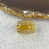 Good Grade Natural Golden Rutilated Quartz Crystal Lulu Tong Barrel 天然金顺发晶水晶露露通桶 5.67g 17.3 by 13.6mm - Huangs Jadeite and Jewelry Pte Ltd