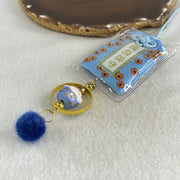 Porcelain Blue Fortune Cat Fat Burning Charm 13.87g 15.2 by 17.3 by 14.5mm - Huangs Jadeite and Jewelry Pte Ltd