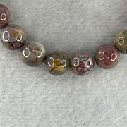 Certified Natural Alashan Agate Greyish Beads Bracelet 21.945g 15.5cm 9.4mm 21Beads - Huangs Jadeite and Jewelry Pte Ltd