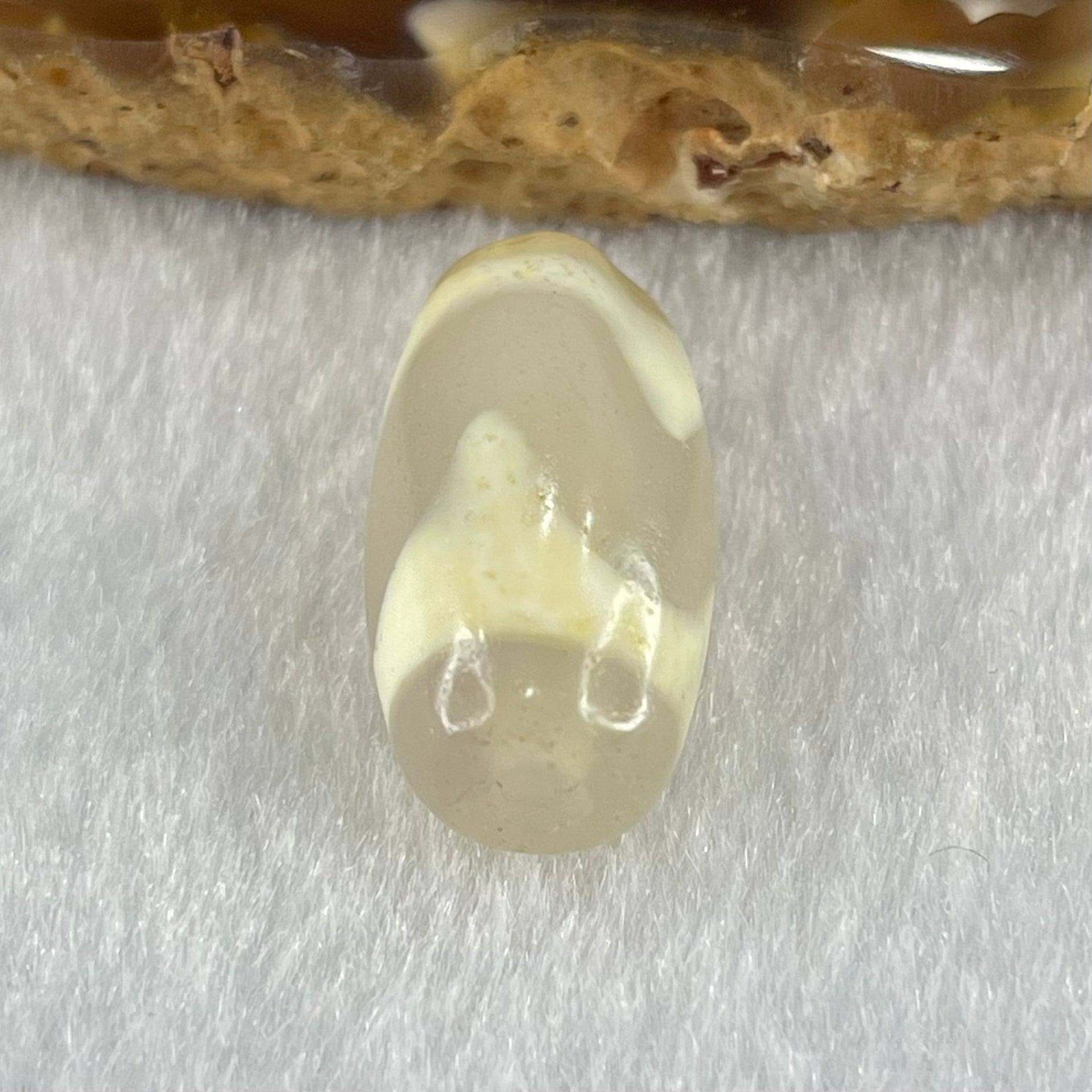 Natural Powerful Tibetan Old Oily Agate Tiger Tooth Daluo Dzi Bead Heavenly Master (Tian Zhu) 虎呀天诛 3.07g 20.1 by 10.3mm - Huangs Jadeite and Jewelry Pte Ltd