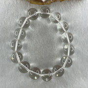 Natural Clear Quartz Beads Bracelet 60.29g 16.5cm 14.5mm 15 Beads - Huangs Jadeite and Jewelry Pte Ltd