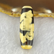 Natural Powerful Tibetan Old Oily Agate Dragon Dzi Bead Heavenly Master (Tian Zhu) 龙天诛 9.84g 38.4 by 12.8mm - Huangs Jadeite and Jewelry Pte Ltd