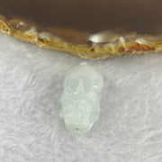 Type A Light Lavender Jadeite Pixiu Pendent A货浅紫色翡翠貔貅牌 6.48g 23.5 by 13.0 by 10.4 mm - Huangs Jadeite and Jewelry Pte Ltd