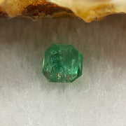 Natural Colombia Green Emerald (Beryl) Cut-Cornered Rectangular step cut 1.03ct 5.7 by 5.6 by 4.7mm - Huangs Jadeite and Jewelry Pte Ltd