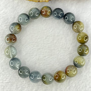 Good Grade Natural Blue Rutilated Quartz Bracelet 34.89g 17cm 11.3mm 18 Beads - Huangs Jadeite and Jewelry Pte Ltd