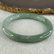 Type A Blueish Green Jadeite Bangle 44.77g Internal Diameter 55.5mm 8.9 by 9.5mm (Close to Perfect) - Huangs Jadeite and Jewelry Pte Ltd