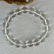 Natural Clear Quartz Bracelet 天然白水晶手链 30.71g 17cm 10.6mm 19 Beads - Huangs Jadeite and Jewelry Pte Ltd