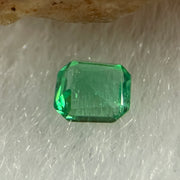 Natural Colombia Vivid Green Emerald (Beryl) Cut-Cornered Rectangular Step cut 0.09ct 3.1 by 2.6 by 1.7mm - Huangs Jadeite and Jewelry Pte Ltd