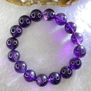 Good Grade Natural Amethyst Bracelet 50.30g 18cm 13.2mm 16 Beads - Huangs Jadeite and Jewelry Pte Ltd