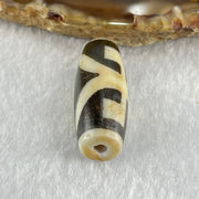 Natural Powerful Tibetan Old Oily Agate Patina Guiren Tairen Human Dzi Bead Totem Amulet Heavenly Master (Tian Zhu) 贵人天诛 5.70g 28.9 by 11.4 - Huangs Jadeite and Jewelry Pte Ltd