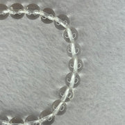 Natural Clear Quartz Bracelet 天然白水晶手链 18.59g 16.5cm 8.4mm 24 Beads - Huangs Jadeite and Jewelry Pte Ltd
