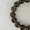 Natural Smoky Quartz Bracelet 36.34g 15.5mm 12.1mm 16 Beads - Huangs Jadeite and Jewelry Pte Ltd