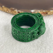 Magnificent Type A Rare Dragon Thumb Ring Jade Jadeite for Authority & Power - Huangs Jadeite and Jewelry Pte Ltd