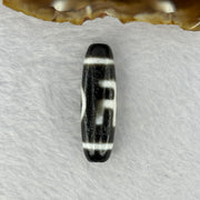 Natural Powerful Tibetan Old Oily Agate 1 Eye With Hotu Dzi Bead 6.96g 37.3 by 11.3mm - Huangs Jadeite and Jewelry Pte Ltd