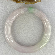 Type A Light Lavender With Green Patches and Red Spot 65.98g Internal Diameter 54.8mm 11.5 by 10.8 (External Line) - Huangs Jadeite and Jewelry Pte Ltd