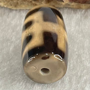 Natural Powerful Tibetan Old Oily Agate Patina Guiren Tairen Human Dzi Bead Totem Amulet Heavenly Master (Tian Zhu) 贵人天诛 4.55g 19.6 by 11.5mm - Huangs Jadeite and Jewelry Pte Ltd
