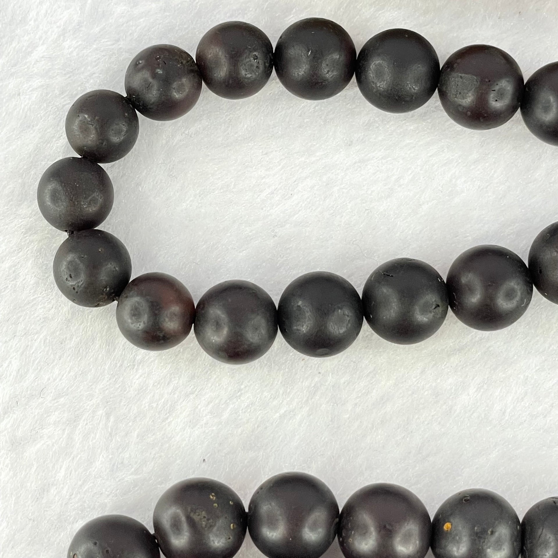 Natural Dark Red Medicine Amber Beads Necklace 天然红药琥珀项链 51.49g 68cm 90.0 - 15.6mm 71 Beads - Huangs Jadeite and Jewelry Pte Ltd