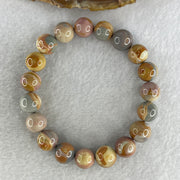 Certified Natural Alashan Agate Pink Beads Bracelet 30.49g 16.5cm 11.1mm 19Beads - Huangs Jadeite and Jewelry Pte Ltd