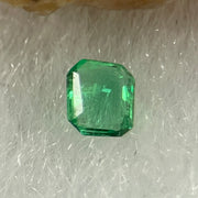 Natural Colombia Vivid Green Emerald (Beryl) Cut-Cornered Rectangular Step cut 0.09ct 3.1 by 2.6 by 1.7mm - Huangs Jadeite and Jewelry Pte Ltd