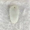 Type A Light Lavender Pea Pod Jadeite 3.56g by 12.5 by 23.2 by 5.0mm - Huangs Jadeite and Jewelry Pte Ltd