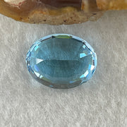 Natural Sky Blue Topaz Oval Shape 9.48ct 14.3 by 11.2 by 7.5mm - Huangs Jadeite and Jewelry Pte Ltd
