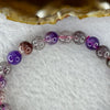 Natural Super 7 Crystal Bracelet 16.22g 7.8 mm 26 Beads - Huangs Jadeite and Jewelry Pte Ltd