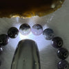 Natural Auralite 23 Bracelet 天然激光23手链 42.90g 18cm 12.4mm 17 Beads - Huangs Jadeite and Jewelry Pte Ltd