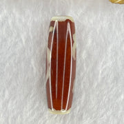 Natural Powerful Tibetan Old Oily Agate Ruyi Dzi Bead Heavenly Master (Tian Zhu) 如意天珠 8.68g 37.8 by 12.0mm - Huangs Jadeite and Jewelry Pte Ltd