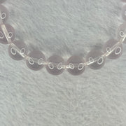 Natural Rose Quartz Beads Bracelet 天然玫瑰石英珠手链 31.96g 17.5cm 10.9mm 19 Beads - Huangs Jadeite and Jewelry Pte Ltd