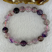 Natural Super 7 Beads Bracelet 29.63g 17.5cm 10.3mm 20 Beads - Huangs Jadeite and Jewelry Pte Ltd