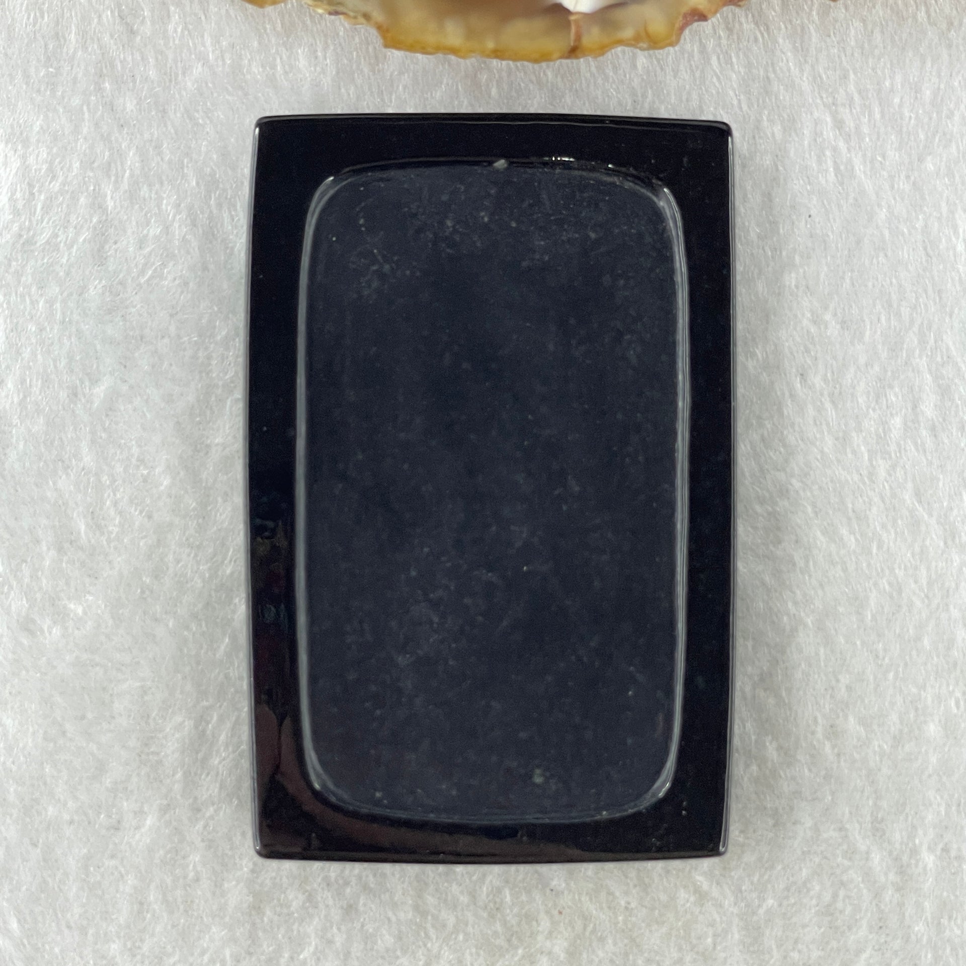 Type A Opaque to Partial Translucent Black Omphacite Jadeite Guan Yin with 5 Dragons Pendant 24.09g 60.5 by 39.6 by 7.8mm - Huangs Jadeite and Jewelry Pte Ltd