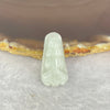 Type A Pea Pod Green Jadeite 3.55 12.8 by 25.6 - Huangs Jadeite and Jewelry Pte Ltd
