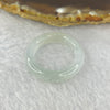 Type A Semi Icy Very Faint Green to Near White Jadeite Ring 4.74g 6.2 by 4.4g 6.2 by 4.4 mm US 8 / HK 18 (Close to Perfect) - Huangs Jadeite and Jewelry Pte Ltd