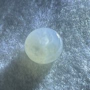 Type A Semi Icy Light Lavender With Wuji Grey Spots Jadeite Ping An Kou Charm/Pendant 2.03g 12.4 by 6.4mm - Huangs Jadeite and Jewelry Pte Ltd