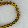 Natural Baltic Flower Amber Bracelet 灵物有约纯天然波罗的海花珀琥珀手牌手排手镯 6.29g 16cm 7.6mm 26 Beads - Huangs Jadeite and Jewelry Pte Ltd