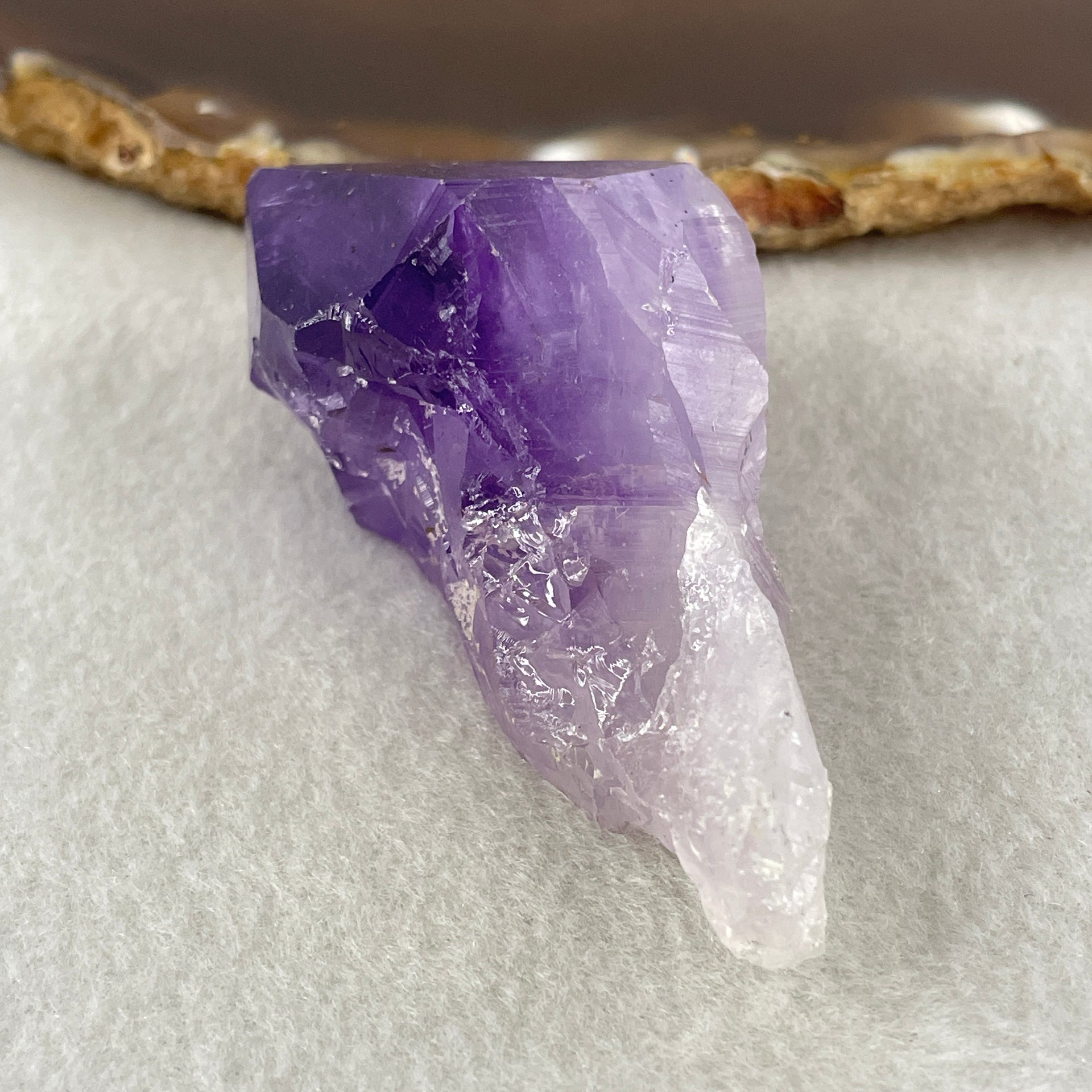 Natural Amethyst Rough Irregular Shaped Display 47.53g 62.0 by 28.9 by 30.0mm - Huangs Jadeite and Jewelry Pte Ltd