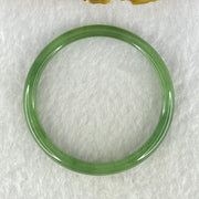 Type A Green Jadeite Bangle Internal Diameter 44.5mm 11.52g 6.3 by 4.7mm (Internal Line) - Huangs Jadeite and Jewelry Pte Ltd