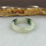 Type A Light Lavender Green with Blueish Green Patches Jadeite Ring 3.11g 5.5 by 3.5mm US6.6 HK14.5 (Very Slight Internal Line) - Huangs Jadeite and Jewelry Pte Ltd