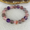 Natural Super 7 Crystal Bracelet 超七手链 30.41g 10.9 mm 18 Beads - Huangs Jadeite and Jewelry Pte Ltd