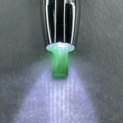 Type A Natural Icy Green Jadeite Rectangle Setting Stone 1.65g 21.9 by 10.5 by 3.7mm - Huangs Jadeite and Jewelry Pte Ltd