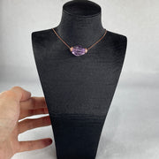 Natural Amethyst Necklace 5.60g 42cm 15.0 by 3.8 by 10.5mm - Huangs Jadeite and Jewelry Pte Ltd