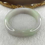 Natural Type A Jelly Light Lavender Light Green Jadeite Bangle 57.44g Inner Diameter 52.8mm 13.9 by 8.4mm (Slight External Line) - Huangs Jadeite and Jewelry Pte Ltd
