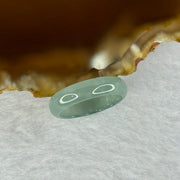 Type A ICY Blueish Green Jadeite Ring 1.24g 4.2 by 2.1mm US4.5 HK9.5mm - Huangs Jadeite and Jewelry Pte Ltd