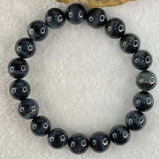 Natural Blue Tiger Eye Quartz Beads Bracelet 29.18g 16.5cm 10.5mm 19 Beads - Huangs Jadeite and Jewelry Pte Ltd