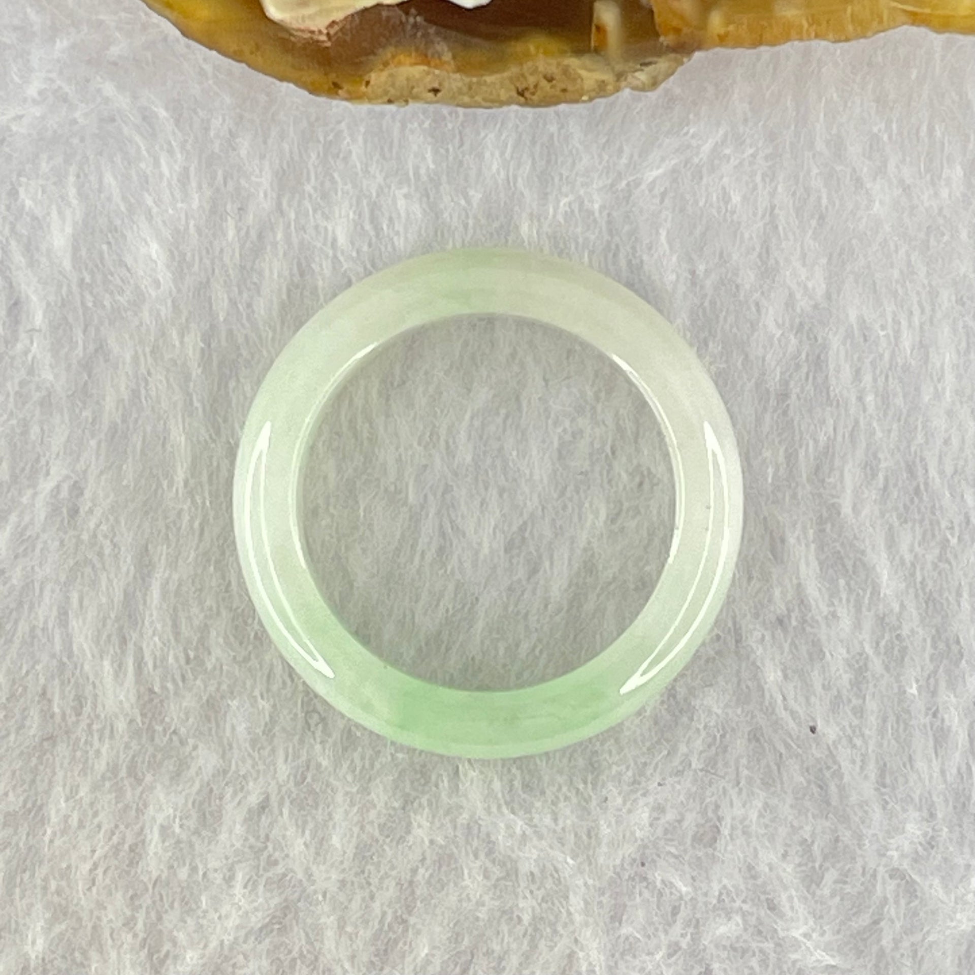 Type A Light Green Jadeite Ring 2.54g 4.6 by 3.4mm US7.25 HK16 (Internal Line) - Huangs Jadeite and Jewelry Pte Ltd