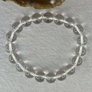 Natural Clear Quartz Bracelet 天然白水晶手链 30.73g 17cm 10.6mm 19 Beads - Huangs Jadeite and Jewelry Pte Ltd