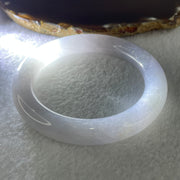 Certified Type A Natural Jelly Full Lavender Jadeite Bangle 76.19g Inner Diameter 58.8mm 11.5 by 11.8mm (Slight Internal Lines) - Huangs Jadeite and Jewelry Pte Ltd