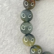 Good Grade Natural Blue Rutilated Quartz Bracelet 43.79g 18cm 12.6mm 17 Beads - Huangs Jadeite and Jewelry Pte Ltd