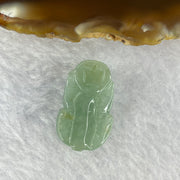 Type A Jelly Green Jadeite Pixiu Pendent A货浅绿色翡翠貔貅牌 7.21g 23.8 by 14.6 by 10.3 mm - Huangs Jadeite and Jewelry Pte Ltd